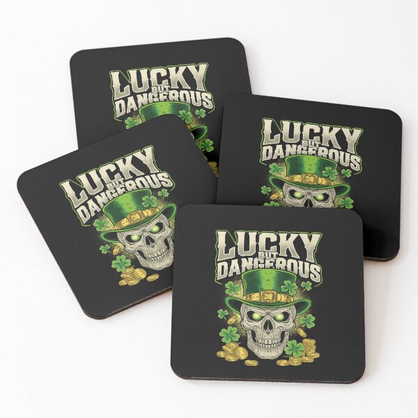 Item preview, Lucky But Dangerous – Skull St Patrick’s Design designed and sold by Xatutik.art.