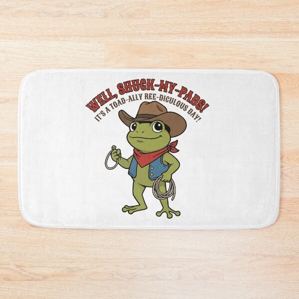 Item preview, Cowboy Frog Pun Illustration designed and sold by Floomart.