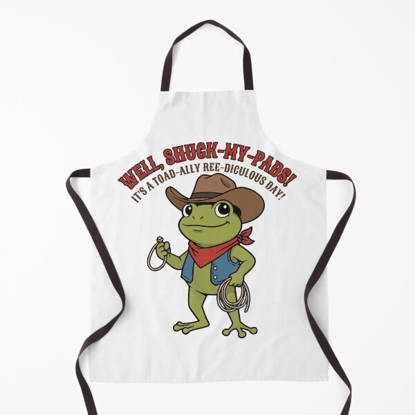 Item preview, Cowboy Frog Pun Illustration designed and sold by Floomart.