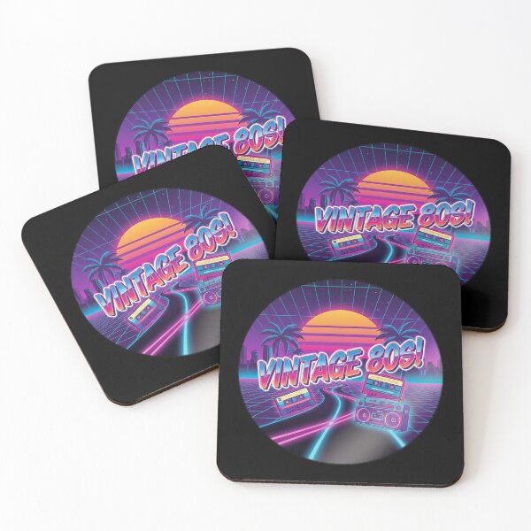 Item preview, Retro VINTAGE 80S circle neon Cassette tapes synthwave style. designed and sold by Giulivo Store Graphic.