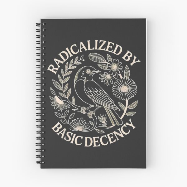 Item preview, Radicalized By Basic Decency Floral Empowerment Feminist Design designed and sold by michealhunt1.