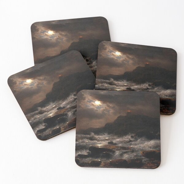 Item preview, Norwegian coast by moonlight designed and sold by SharonTheFirst.