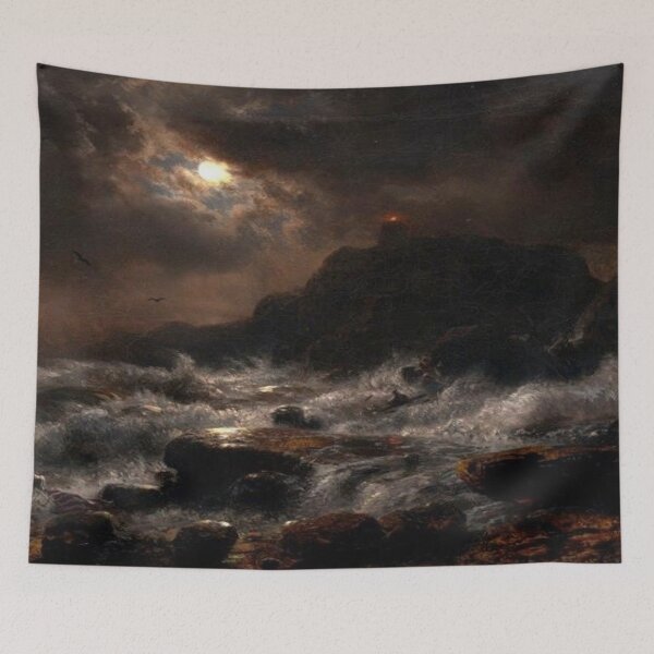Item preview, Norwegian coast by moonlight designed and sold by SharonTheFirst.