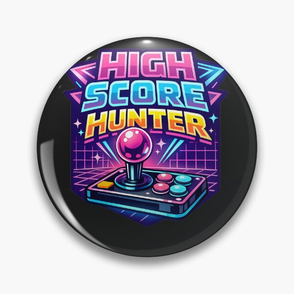 Item preview, High Score Hunter Retro Arcade Gamer designed and sold by athenaVart.