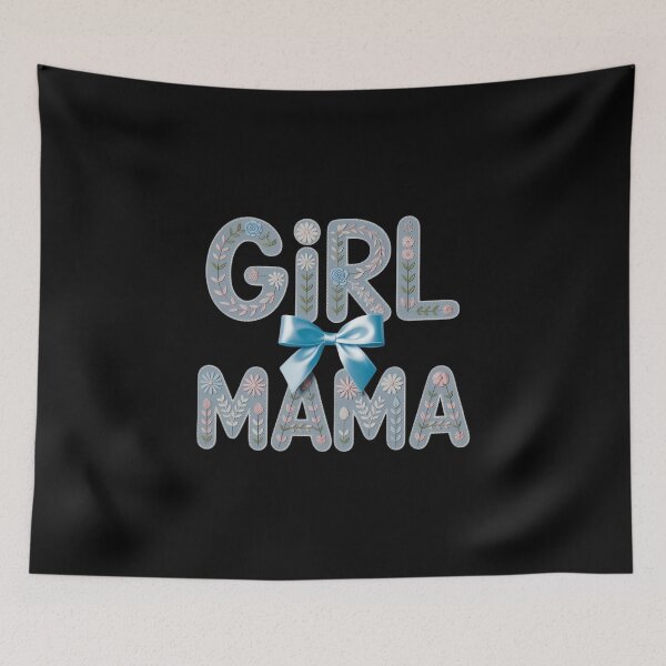 Item preview, Girl Mama Cute Girl Mama Mothers Day Coquette Girl Mama Bow Mama designed and sold by FaithAbbott.