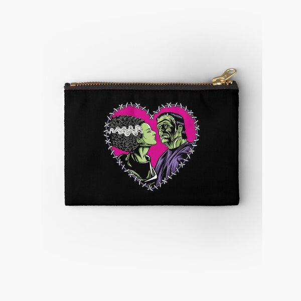 Item preview, Monsters - Frankenstein And Bride - Stitched Heart - Love At First Sight designed and sold by FunPrint.