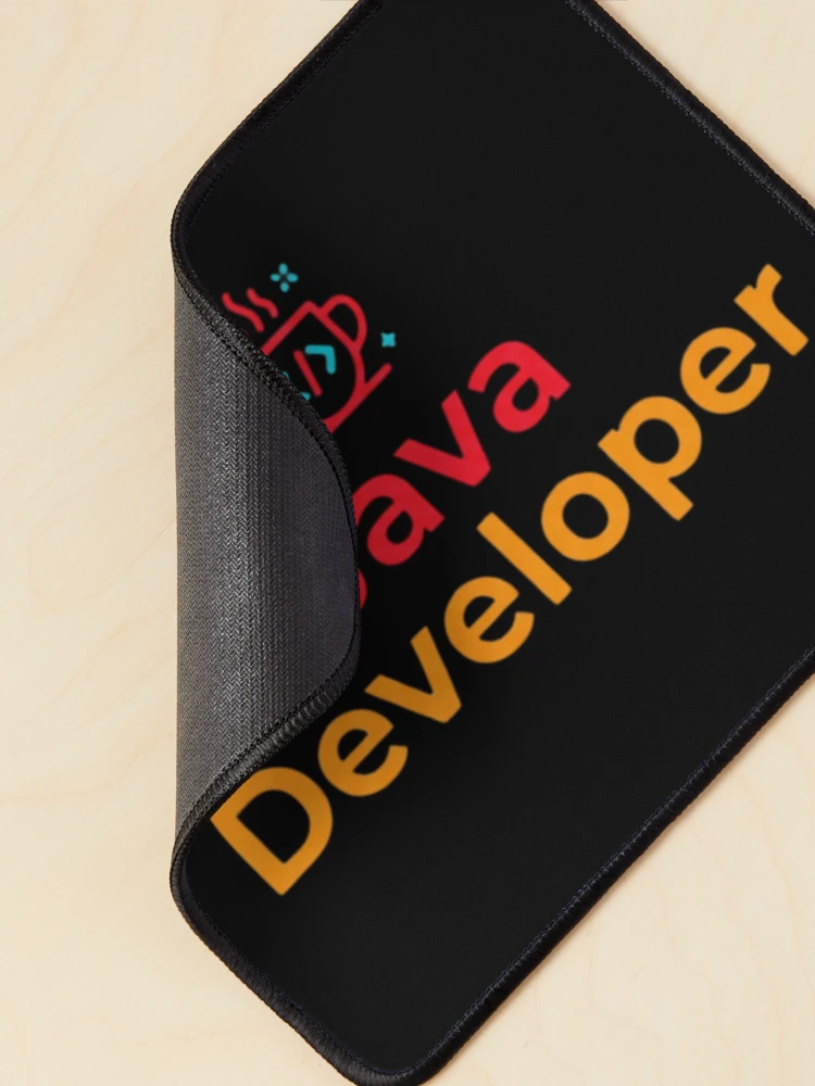 Thumbnail 2 of 5, Mouse Pad, Java Developer Coding Shirt designed and sold by KurtByteStudio.