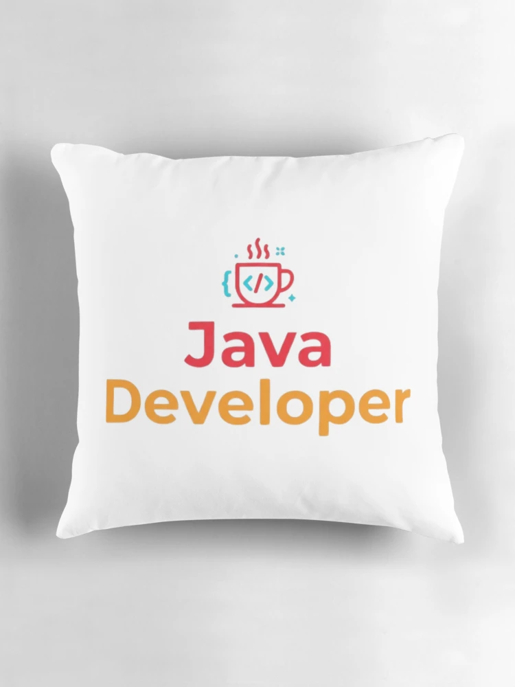 Thumbnail 3 of 4, Pillow, Java Developer Coding Shirt designed and sold by KurtByteStudio.