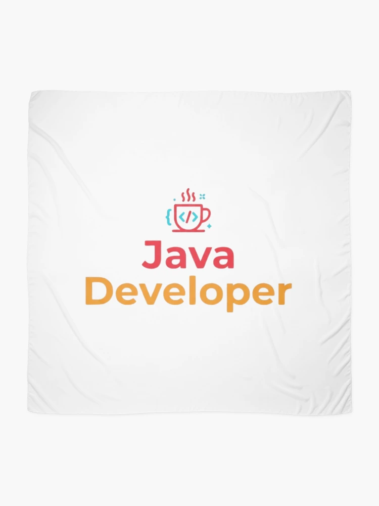 Thumbnail 2 of 3, Scarf, Java Developer Coding Shirt designed and sold by KurtByteStudio.