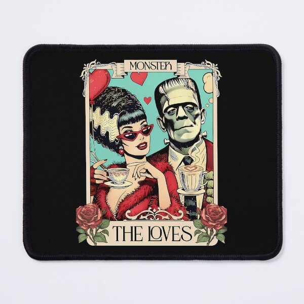Item preview, Monster The Loves Card Gothic Frankenstein And Bride designed and sold by FunPrint.