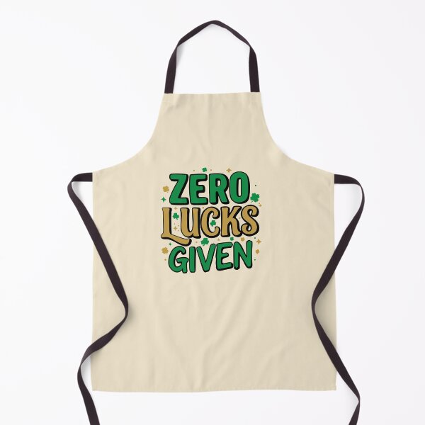 Item preview, Zero Lucks Given – Funny Retro St Patrick’s Shirt designed and sold by Xatutik.art.