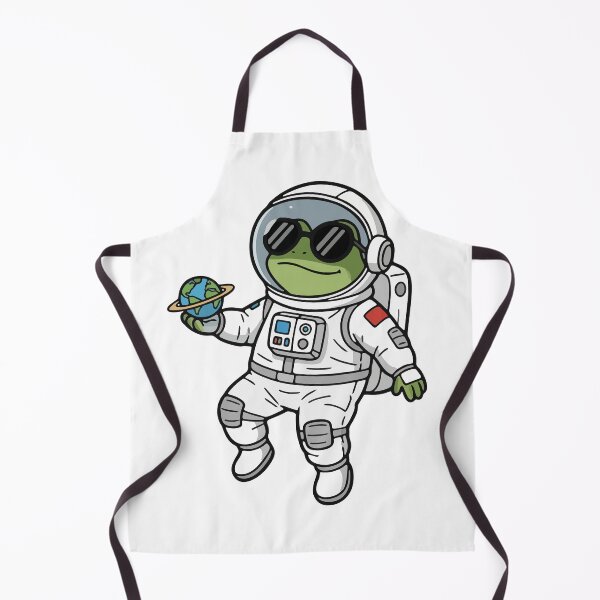 Item preview, Cool Frog Astronaut Holding Earth in Space designed and sold by Floomart.