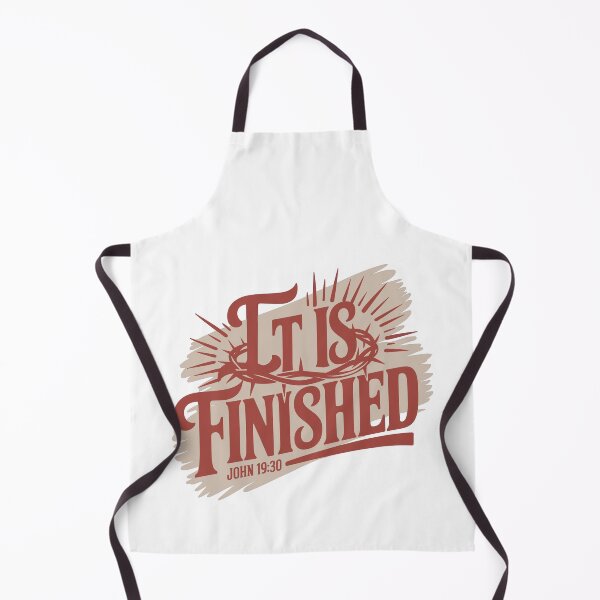Item preview, It Is Finished Christian Cross Faith Bible Verse Design designed and sold by HahaHandlesHub.