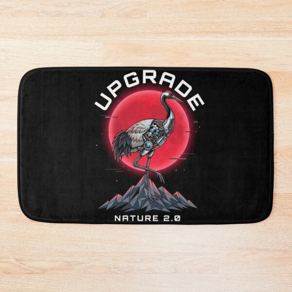 Item preview, Upgrade Nature 2.0 - Retro-Futurist Cyberpunk Mecha Crane designed and sold by ArtisticlyVibes.