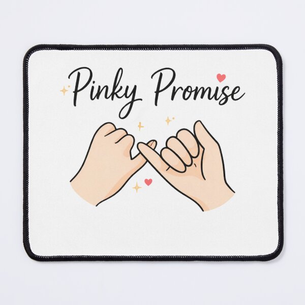 Item preview, Pinky Promise Romantic Couple Design | Love Aesthetic Illustration designed and sold by Lovestickerco.