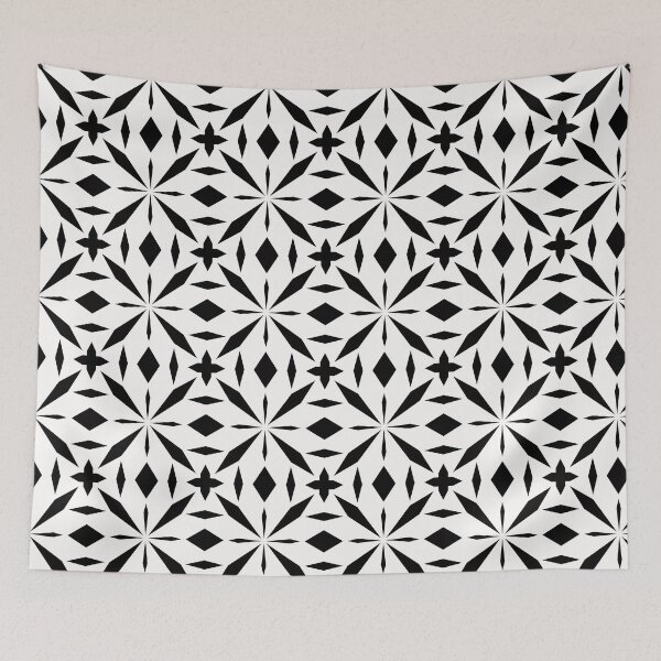 Item preview, Geometric Monochrome Pattern ADG P25.P01.083 designed and sold by Space & Care - Art Deco GeoMetrica.