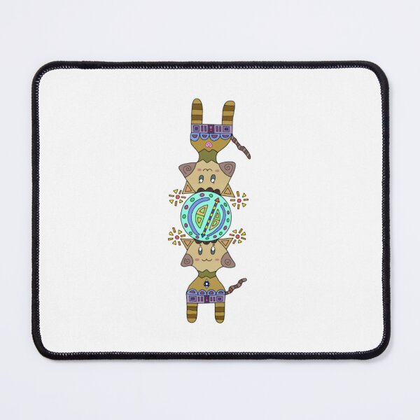 Item preview, Cosmic Tribal Twin Cats Magic Orb Graphic designed and sold by BloomWart.