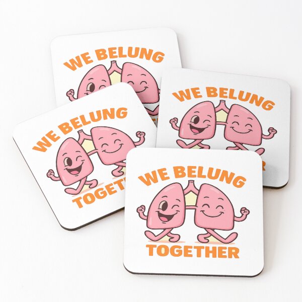 Item preview, Cute “We Belung Together” Pun Illustration – Whimsical Anatomy Art for Gifts, Cards & Decor designed and sold by Bright Nest Studio.
