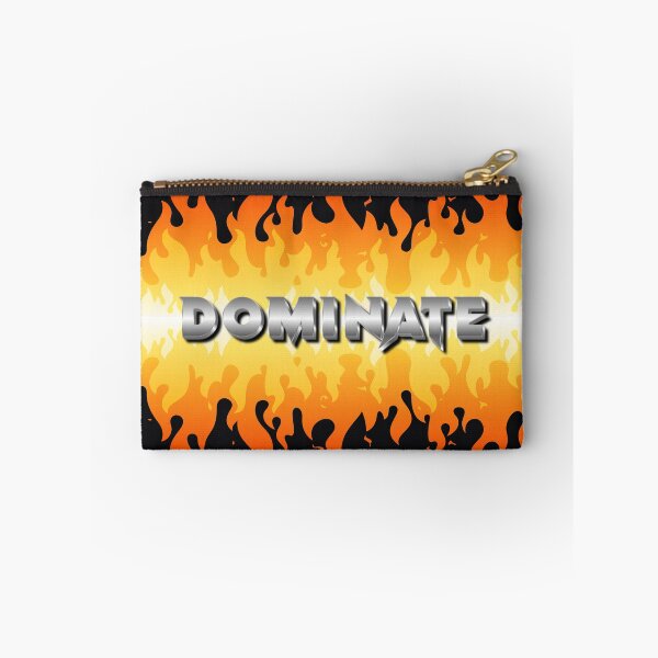 Item preview, DOMINATE Flame Typography – Bold Fire Motivation Streetwear Design designed and sold by CHANCHANAI.