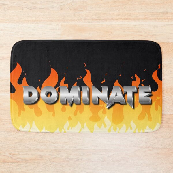 Item preview, DOMINATE Flame Typography – Bold Fire Motivation Streetwear Design designed and sold by CHANCHANAI.
