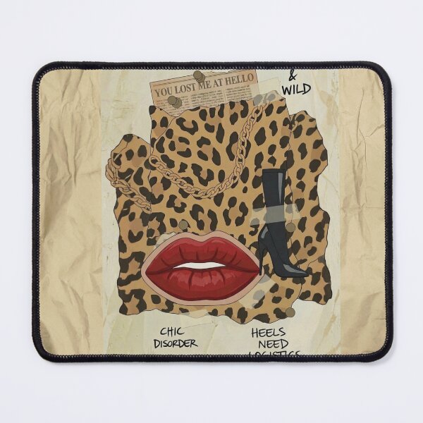 Item preview, lips and animal print designed and sold by redblacklabel.