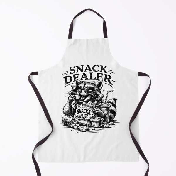 Item preview, Funny Snack Dealer Raccoon – Cool Trash Panda Snack Lover Design designed and sold by DoodloraStudio.