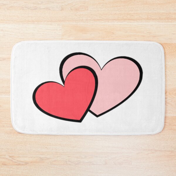 Item preview, Two Interlocking Cute Romantic Hearts Graphic designed and sold by BloomWart.