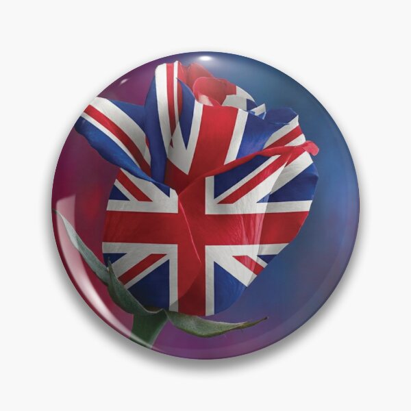 Item preview, Vibrant United Kingdom Union Jack Rose Art designed and sold by DGtaLrtcom.