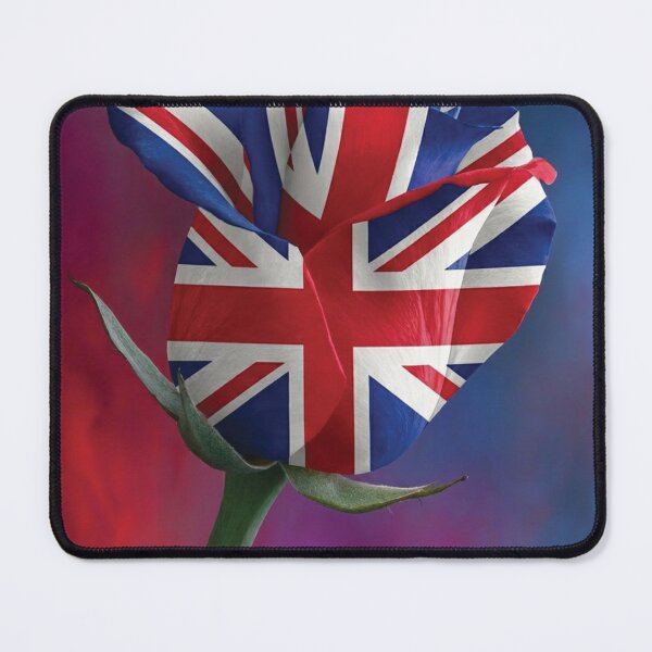 Item preview, Vibrant United Kingdom Union Jack Rose Art designed and sold by DGtaLrtcom.