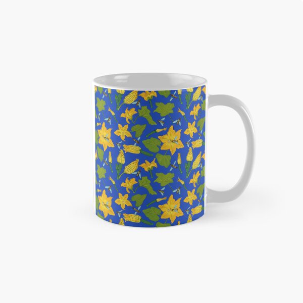 Item preview, Squash Flower and Bees designed and sold by Crafted-Pear.