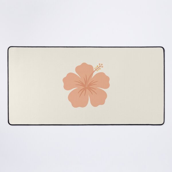 Item preview, Bali Indonesia Minimalist Peach Hibiscus Flower designed and sold by urbanblancprints.