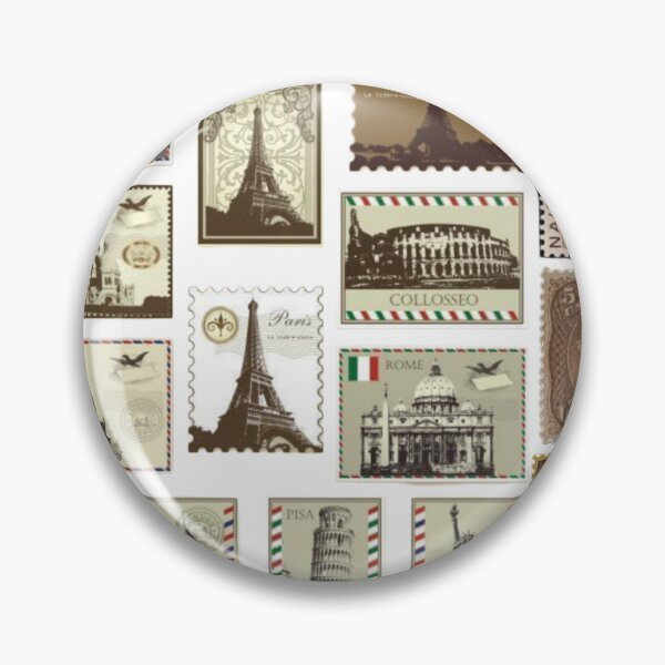 Item preview, travel stamps designed and sold by Vishal Raj.