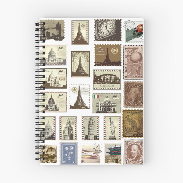 Item preview, travel stamps designed and sold by Vishal Raj.