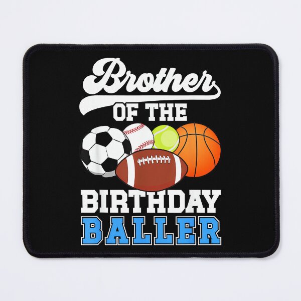 Item preview, Sports Brother Of The Birthday Baller Sports Family Party designed and sold by KatherynSGardne.