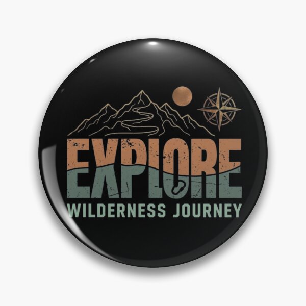 Item preview, Explore – Wilderness Journey Emblem Design designed and sold by Dogandesighn.
