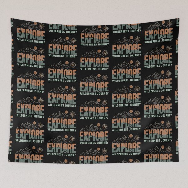 Item preview, Explore – Wilderness Journey Emblem Design designed and sold by Dogandesighn.