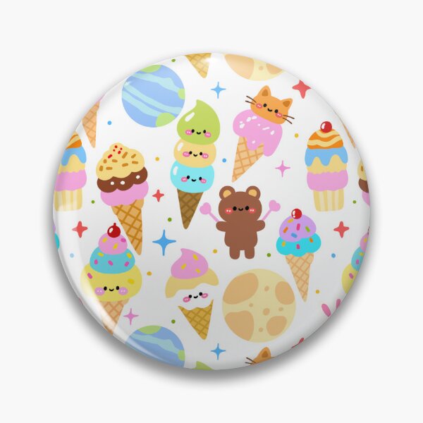 Item preview, Ice Cream Planet Party Seamless  designed and sold by KJackArtwork.