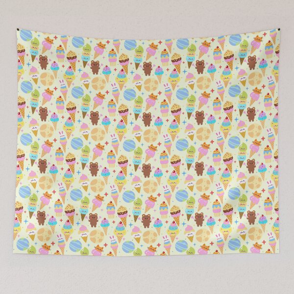 Item preview, Ice Cream Planet Party Seamless  designed and sold by KJackArtwork.