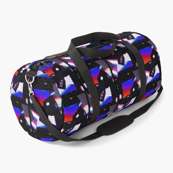 Item preview, Retro Vaporwave Neon Geometric Cubes Art designed and sold by icbgllgpl.