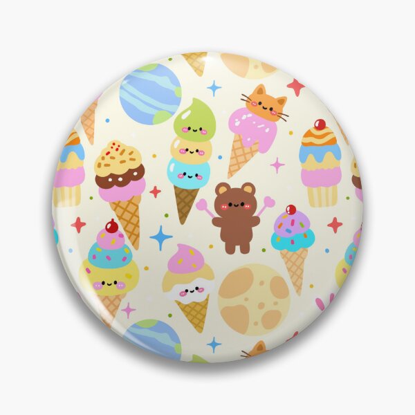 Item preview, Ice Cream Planet Party Seamless  designed and sold by KJackArtwork.