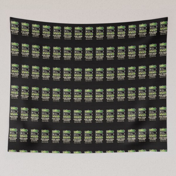 Item preview, Mum Mode Activated – Coffee & Sarcasm Funny Mother’s Day Design designed and sold by Hornace88studio.