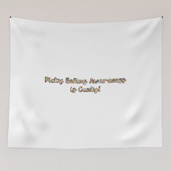Item preview, Picky Eating Awareness Is Cunty! - Original Text Print designed and sold by DesignsByADiva.