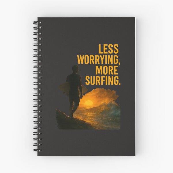 Item preview, Less Worrying,More Surfing. designed and sold by PACERENE.