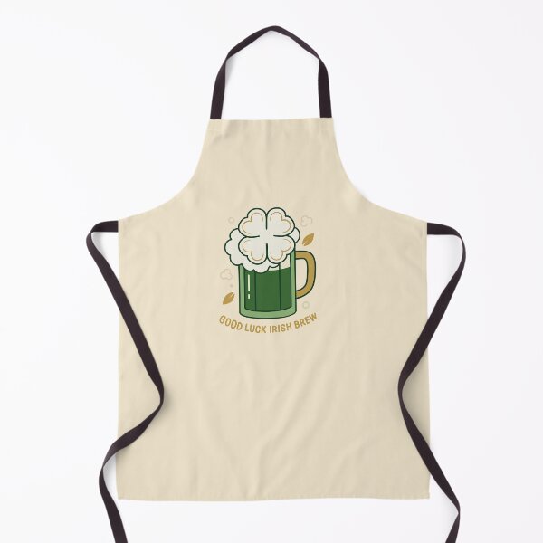 Item preview, Good Luck Irish Brew – Retro St Patrick’s Beer Mug designed and sold by Xatutik.art.