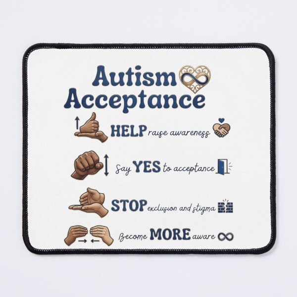 Item preview, Autism Acceptance Autistic Adhd Asd designed and sold by Thread&Fable.