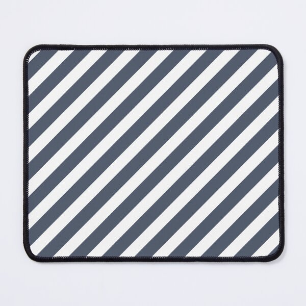 Item preview, White And Slate Diagonal Striped Pattern designed and sold by pattern-archive.