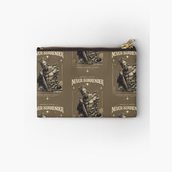 Item preview, never surrender, honor among chaos, aesthetic design designed and sold by SergeyDigital.
