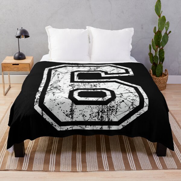 Item preview, Sports Jersey Grunge Number 6 Fan Team Player Birthday designed and sold by KatherynSGardne.