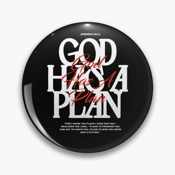 Item preview, God Has a Plan - Front and Back designed and sold by CartoonGang.