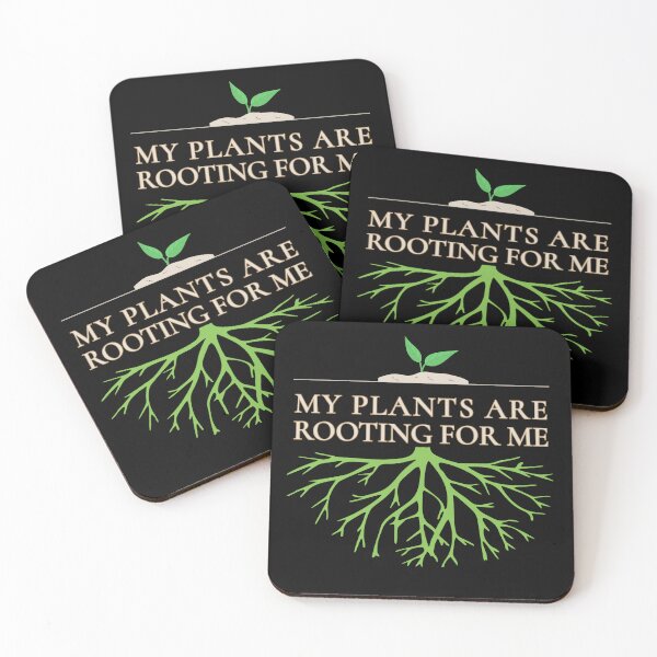 Item preview, My Plants Are Rooting For Me - Funny Plant Lover Botanical Roots Design designed and sold by DONT ASK CLUB.